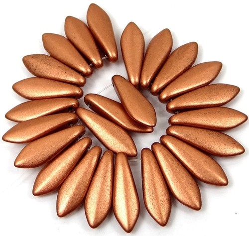 Czech glass dagger beads - czech,